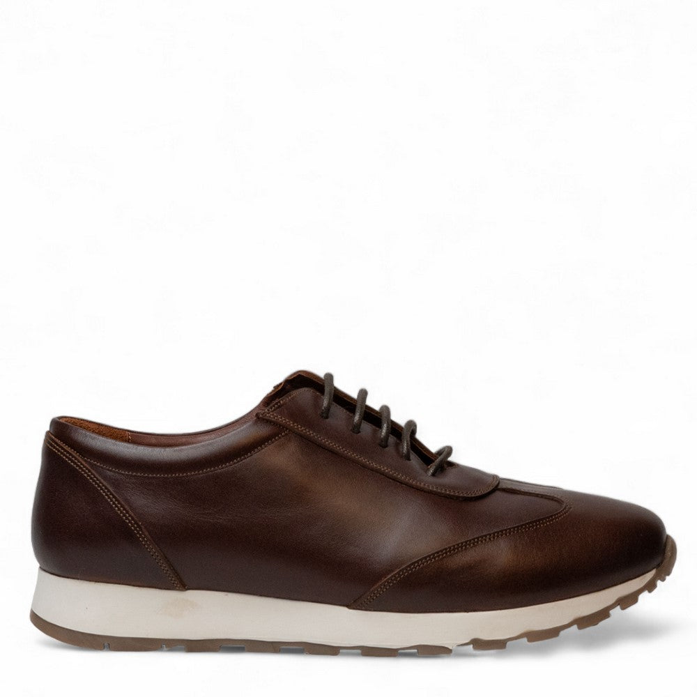 Men Brown Leather Shoes #4585