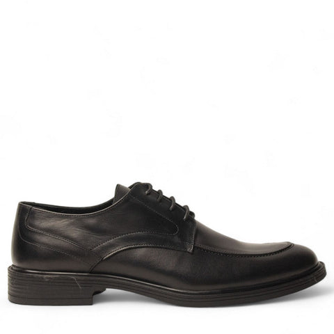 Men Black Leather Shoe #4593