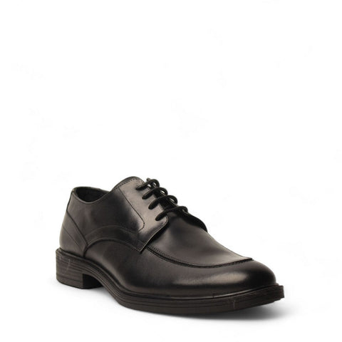 Men Black Leather Shoe #4593