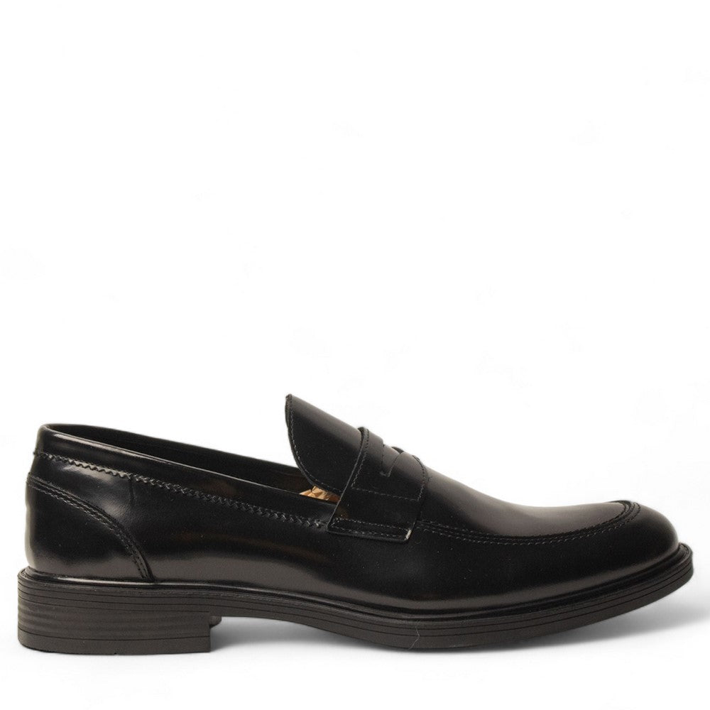 Men Black Vernis Leather Shoe #4600