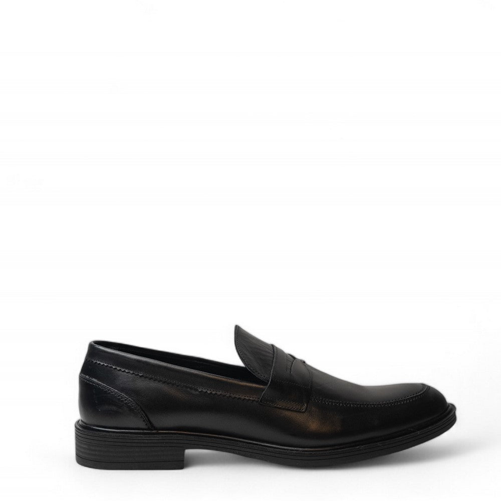 Men Black Leather Shoe #4602
