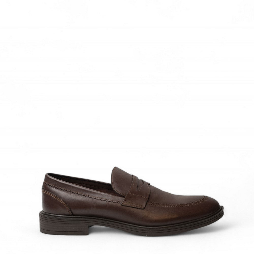 Men Brown Leather Shoe #4603