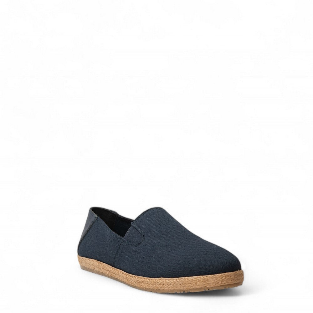 Men Dark Blue Cloth Espadrilles #4605