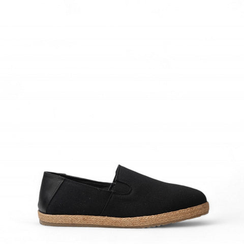 Men Black Cloth Espadrilles #4606