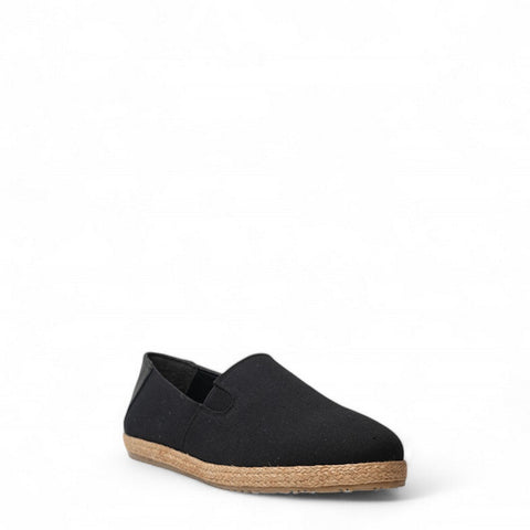 Men Black Cloth Espadrilles #4606