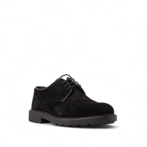 Men Black Chamois Shoes #4626