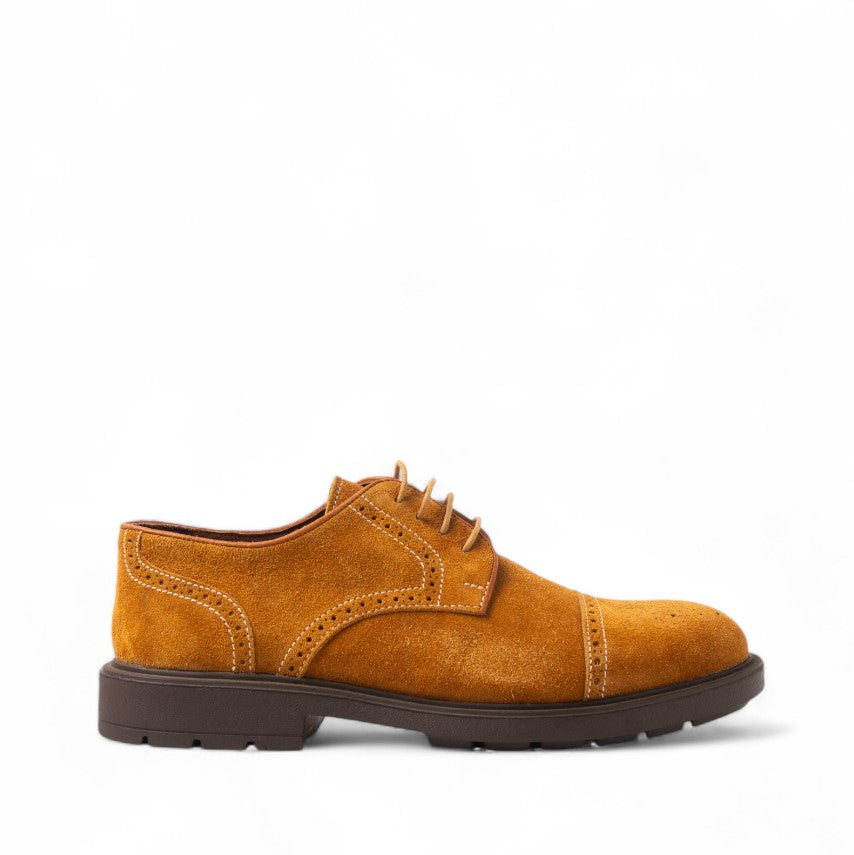 Men Camel Chamois Shoes #4627