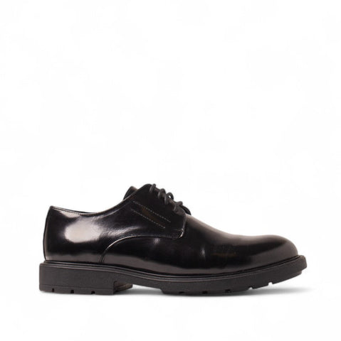 Men Black Vernis Leather Shoes #4629