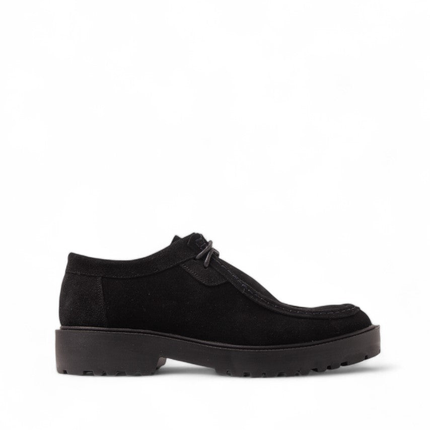 Men Black Chamois Shoes #4630