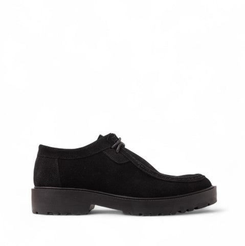 Men Black Chamois Shoes #4630