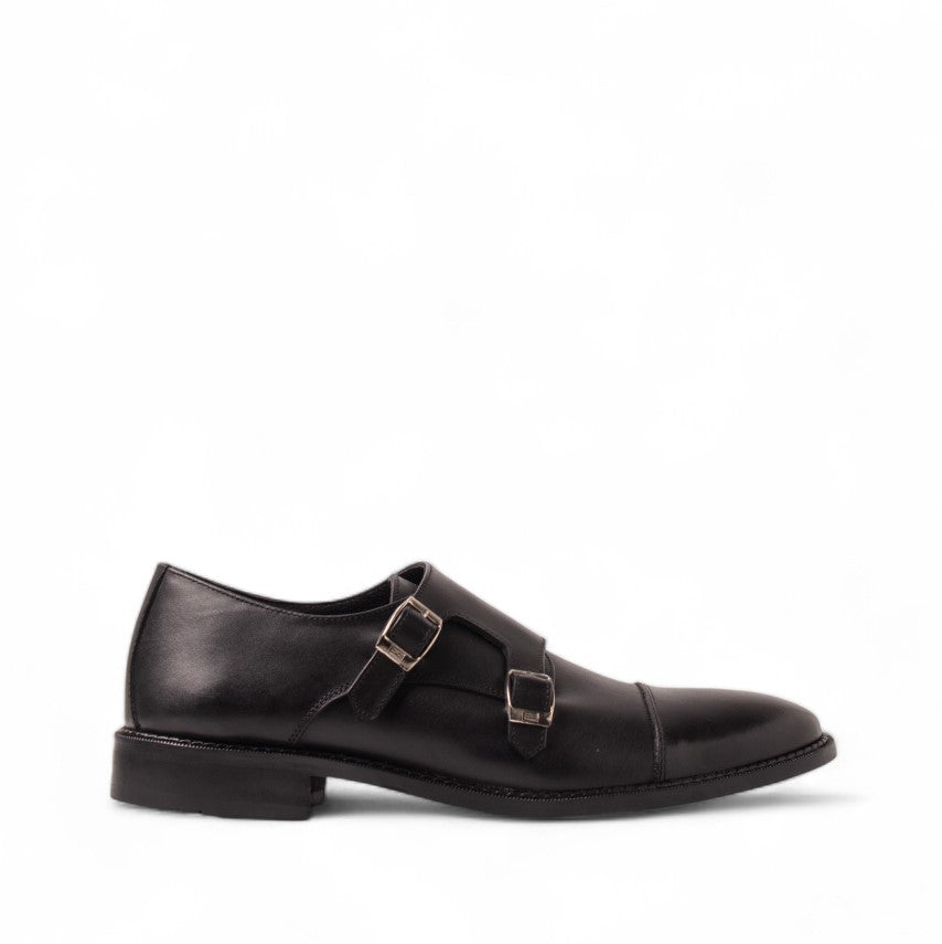 Men Black Leather Shoes #4633