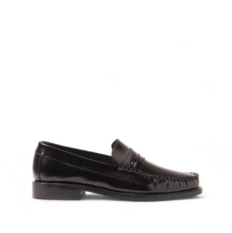 Men Black Vernis Leather Shoes #4655