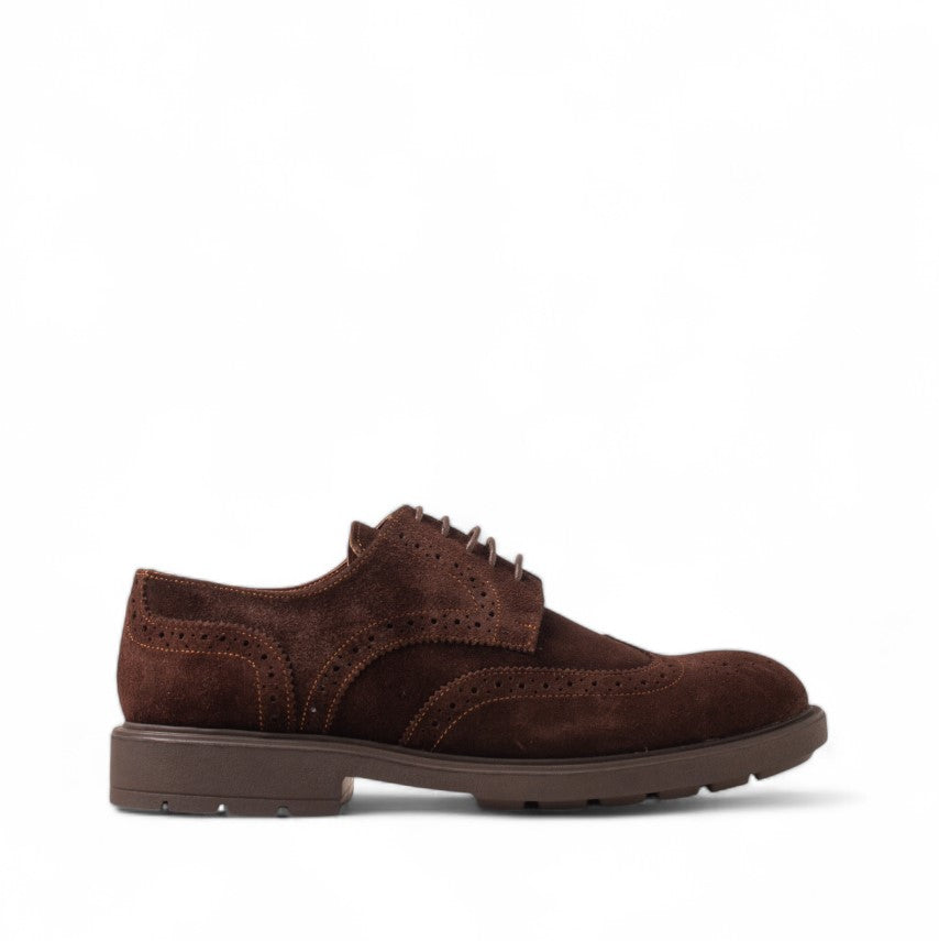 Men Brown Chamois Shoes #4664