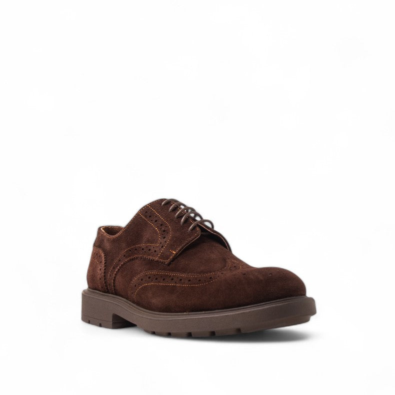 Men Brown Chamois Shoes #4664