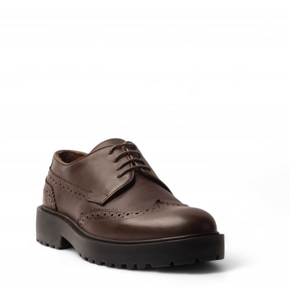 Men Brown Leather Shoe #4673