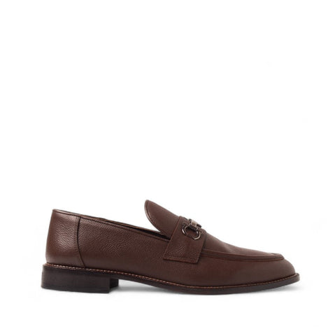 Men Brown Leather Shoes #4682