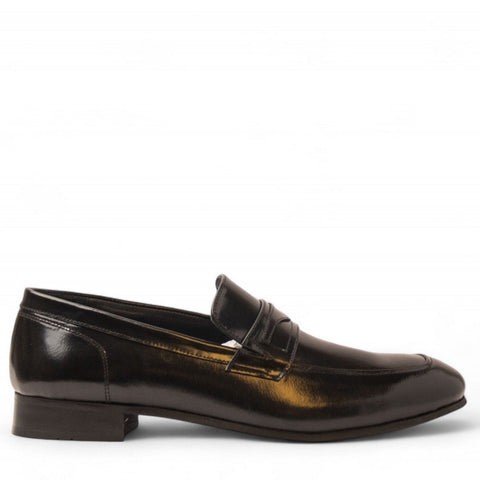 Men Black Vernis Leather Shoe #4687