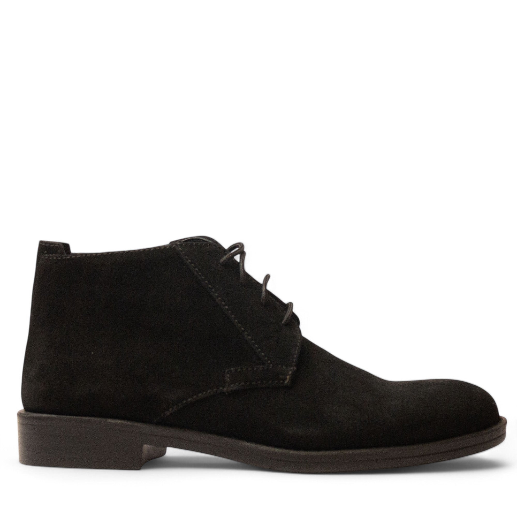 Men Black Chamois HalfBoot #4714