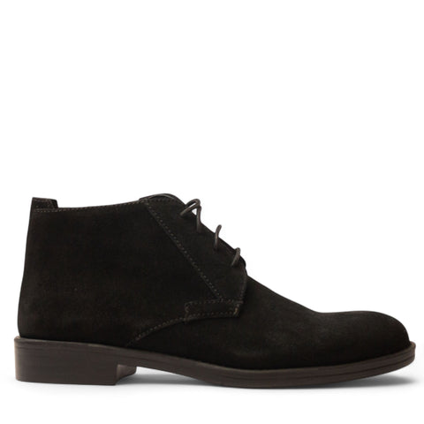 Men Black Chamois HalfBoot #4714