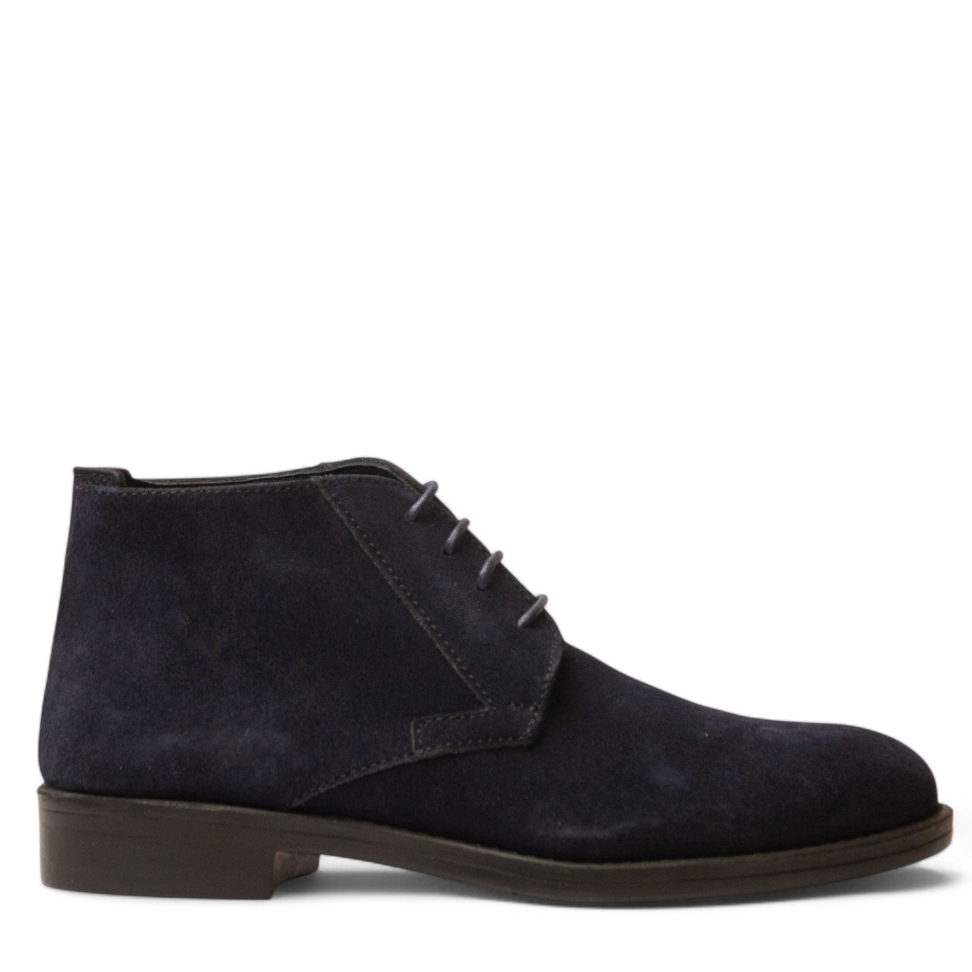 Men Navy Chamois HalfBoot #4717