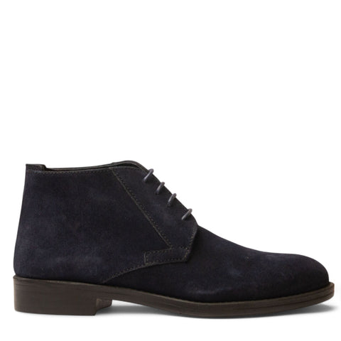 Men Navy Chamois HalfBoot #4717