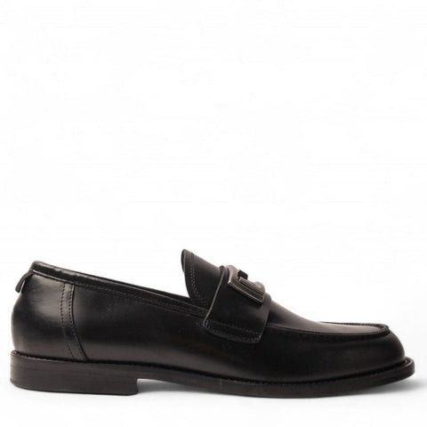 Italian Men Black Vernis Leather Shoe #4737