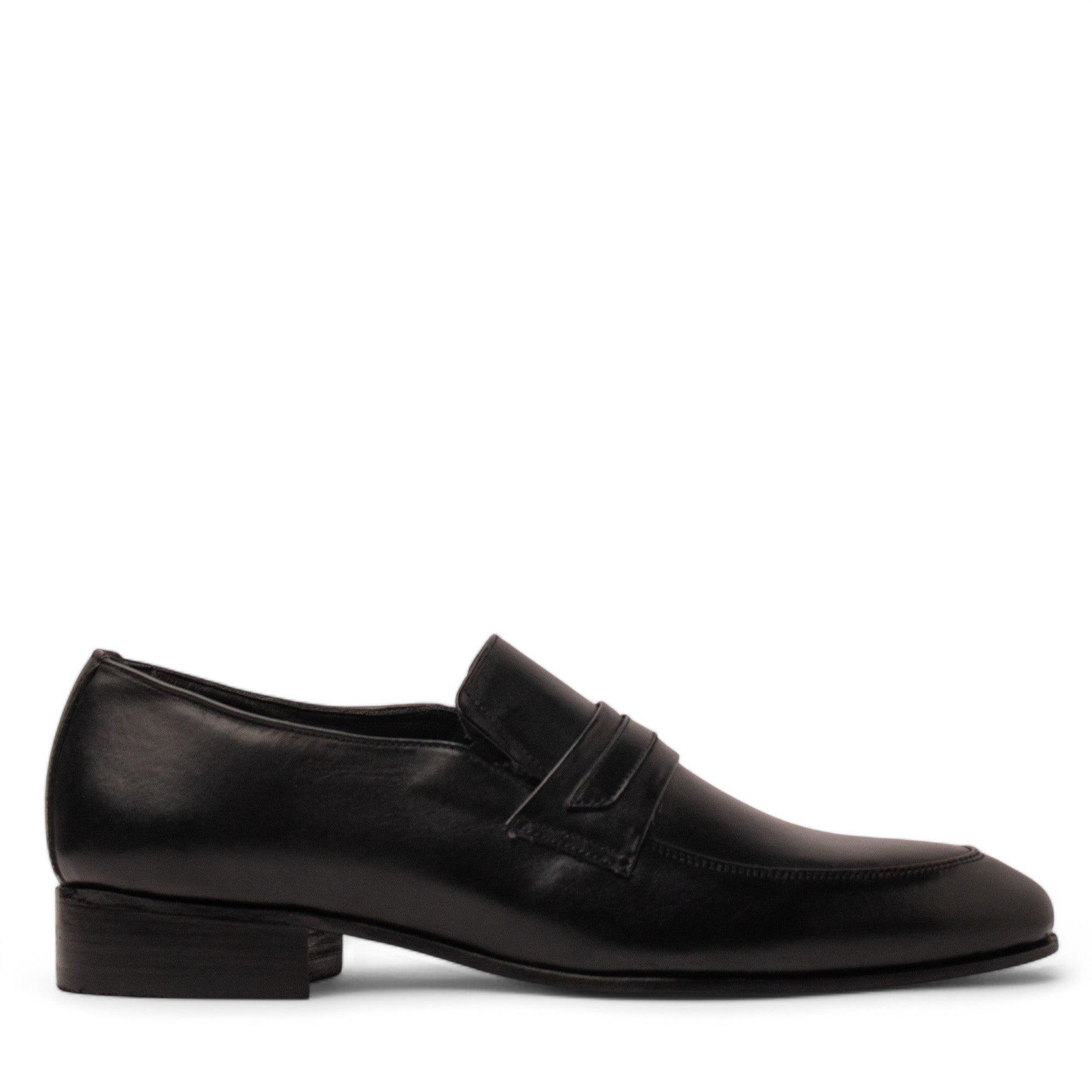 Men Black Leather Shoe #4768