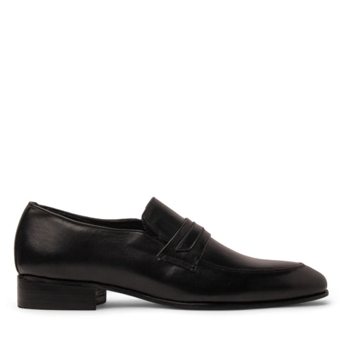 Men Black Leather Shoe #4768