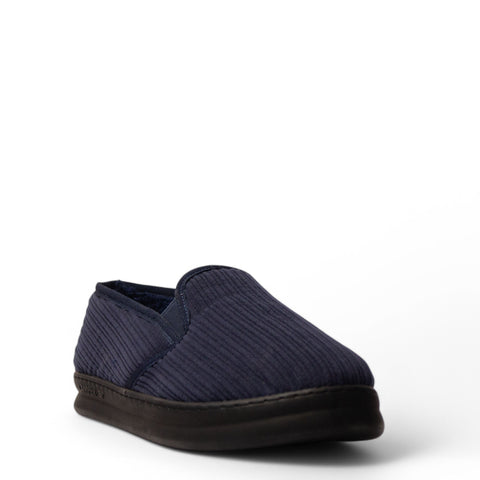 Men Navy Fur Espadrilles #4770