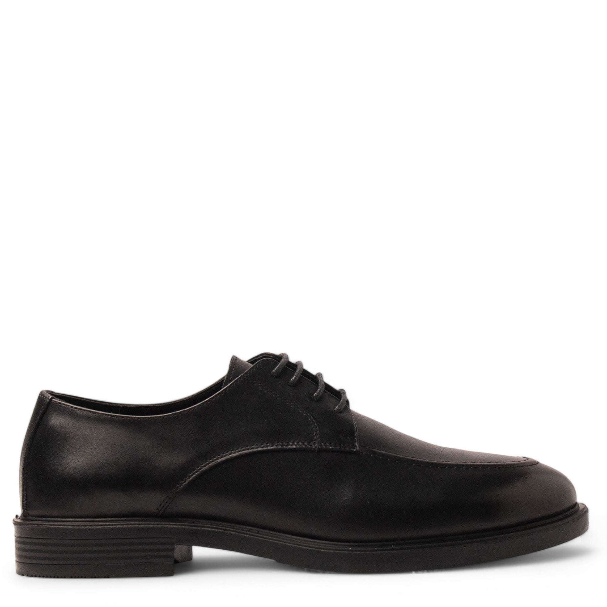 Men Black Leather Shoe #4772