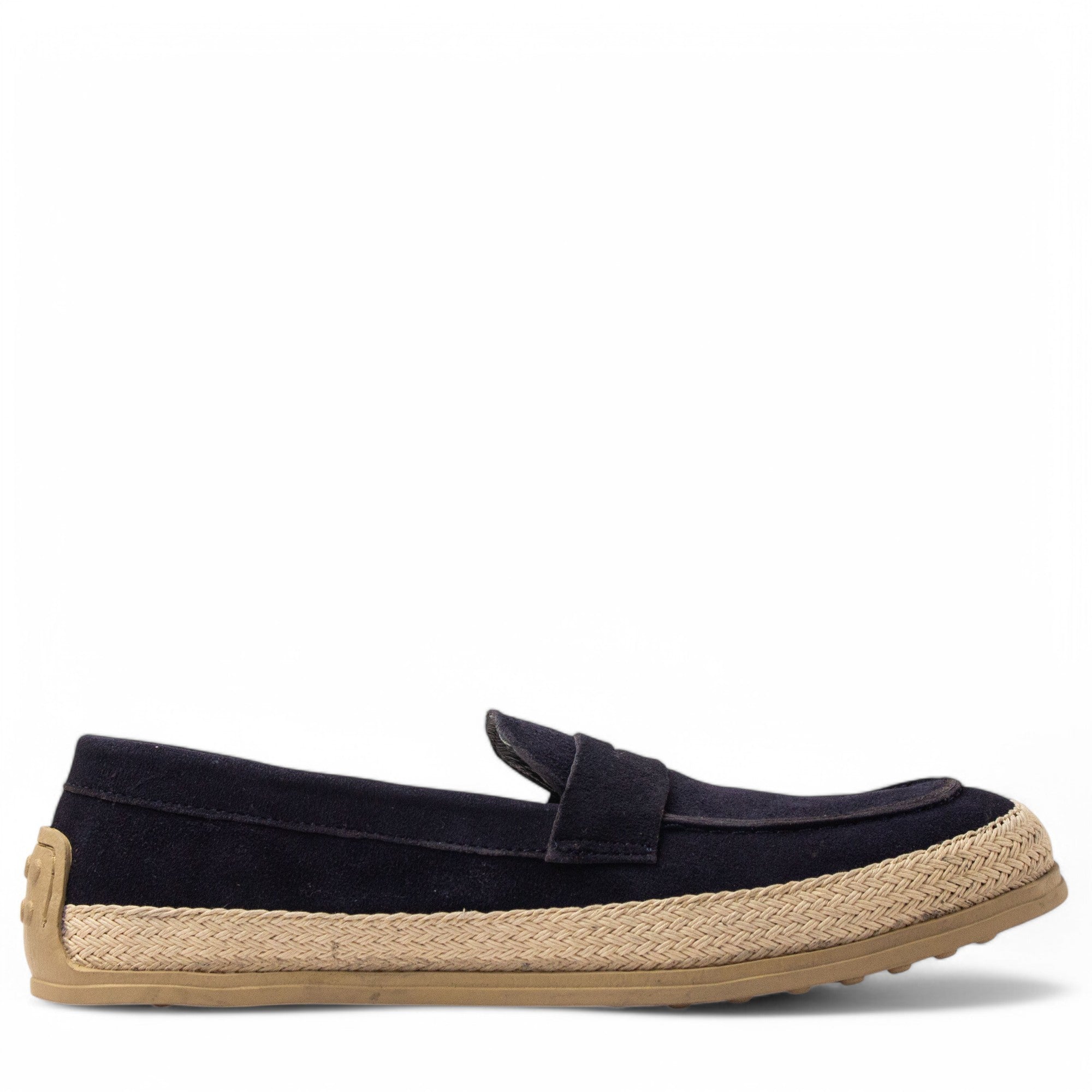 Men Navy Chamois Espadrilles #4777