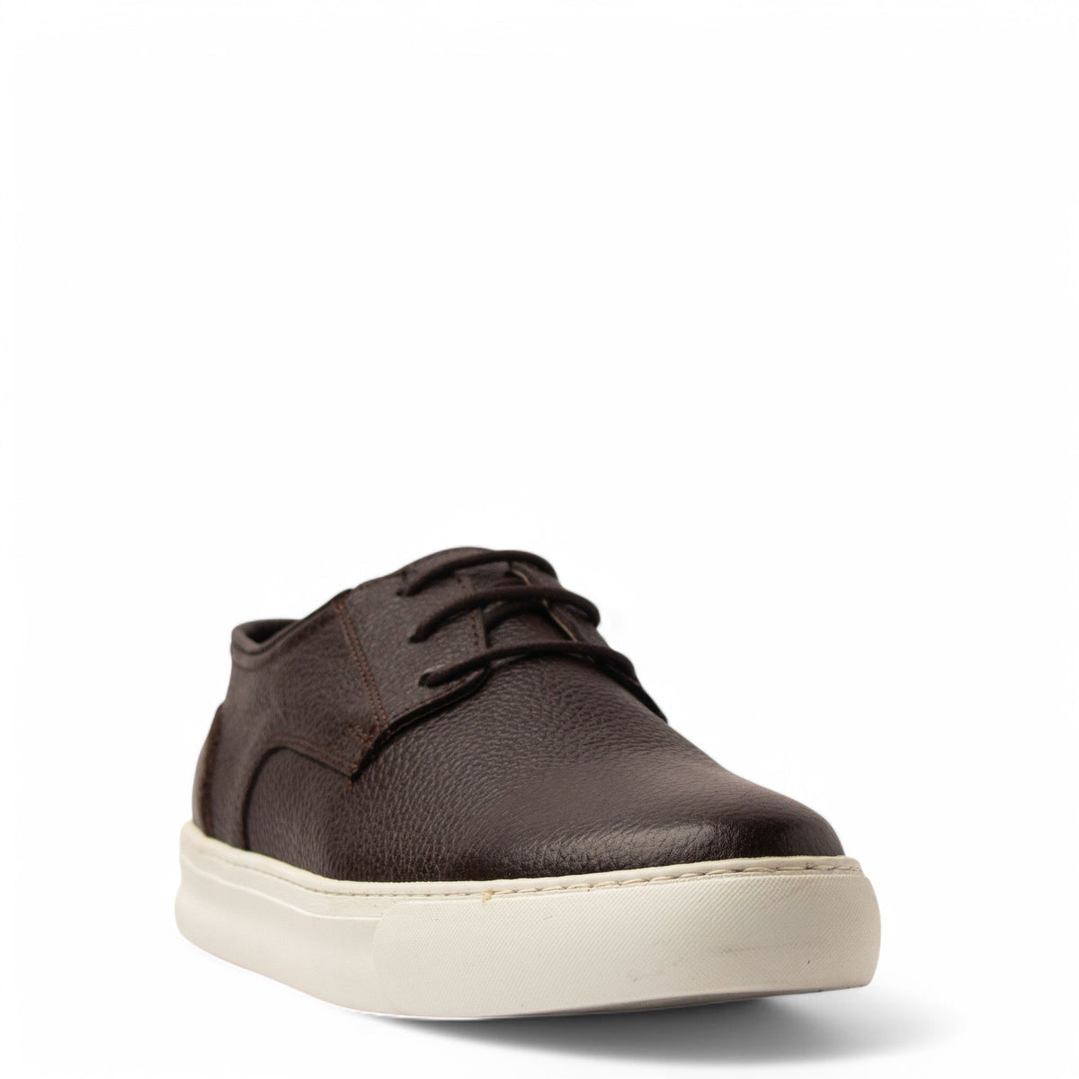 Men Brown Leather Espadrilles #4792