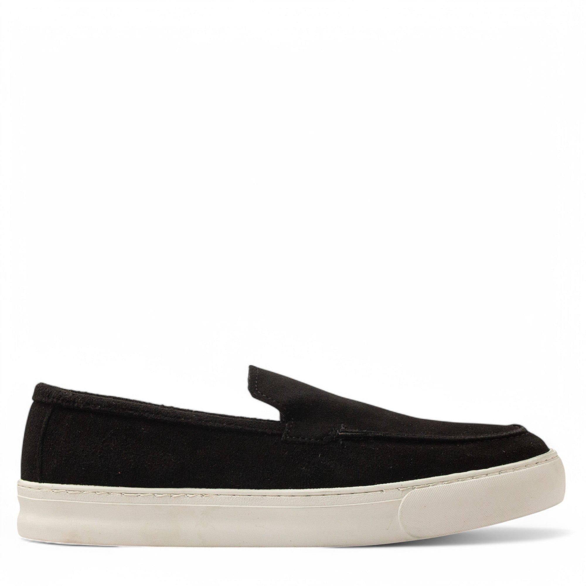 Men Black Chamois Espadrilles #4796