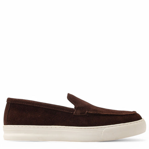 Men Brown Chamois Espadrilles #4798