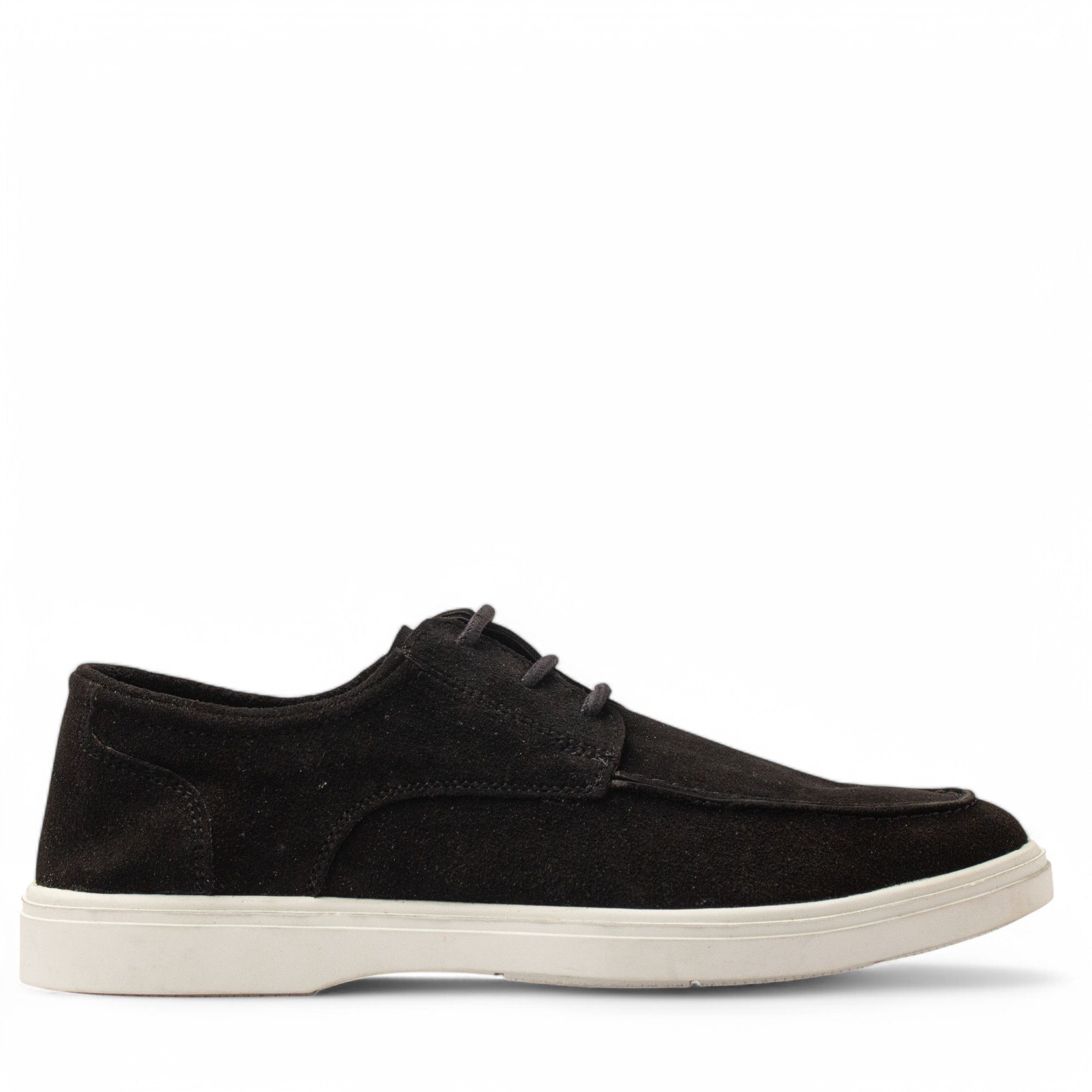 Men Black Chamois Espadrilles #4799