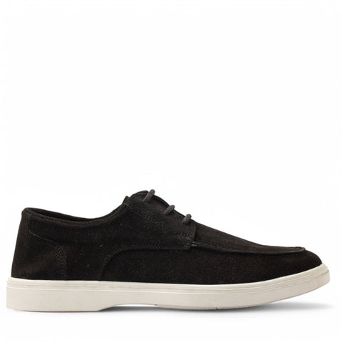 Men Black Chamois Espadrilles #4799