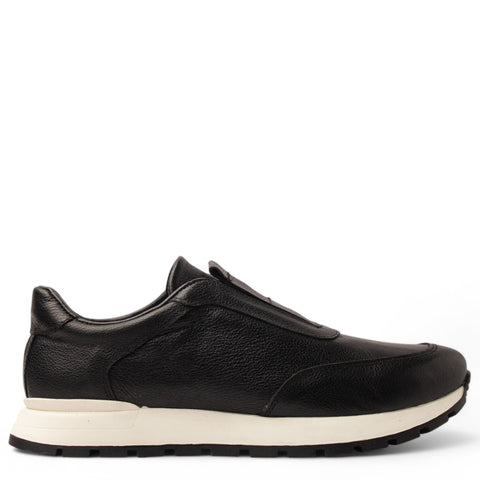 Men Black Chamois Shoe #4809