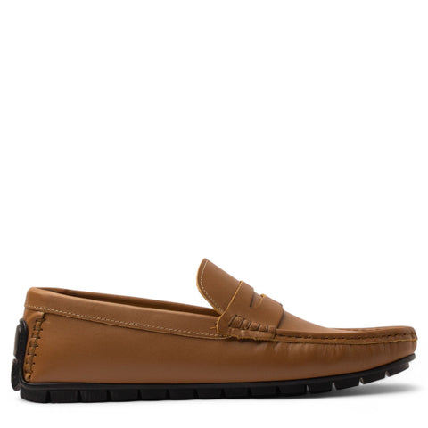 Men Beige Leather Espadrilles #4818