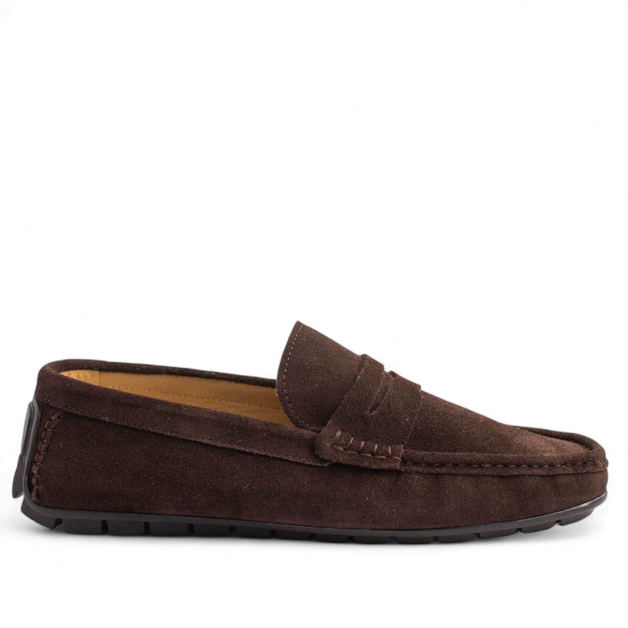 Men Brown Chamois Espadrilles #4827