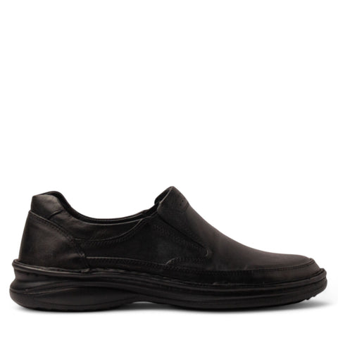 Men Black Leather Shoe #4838