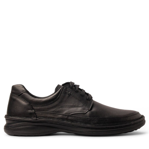 Men Black Leather Shoe #4844