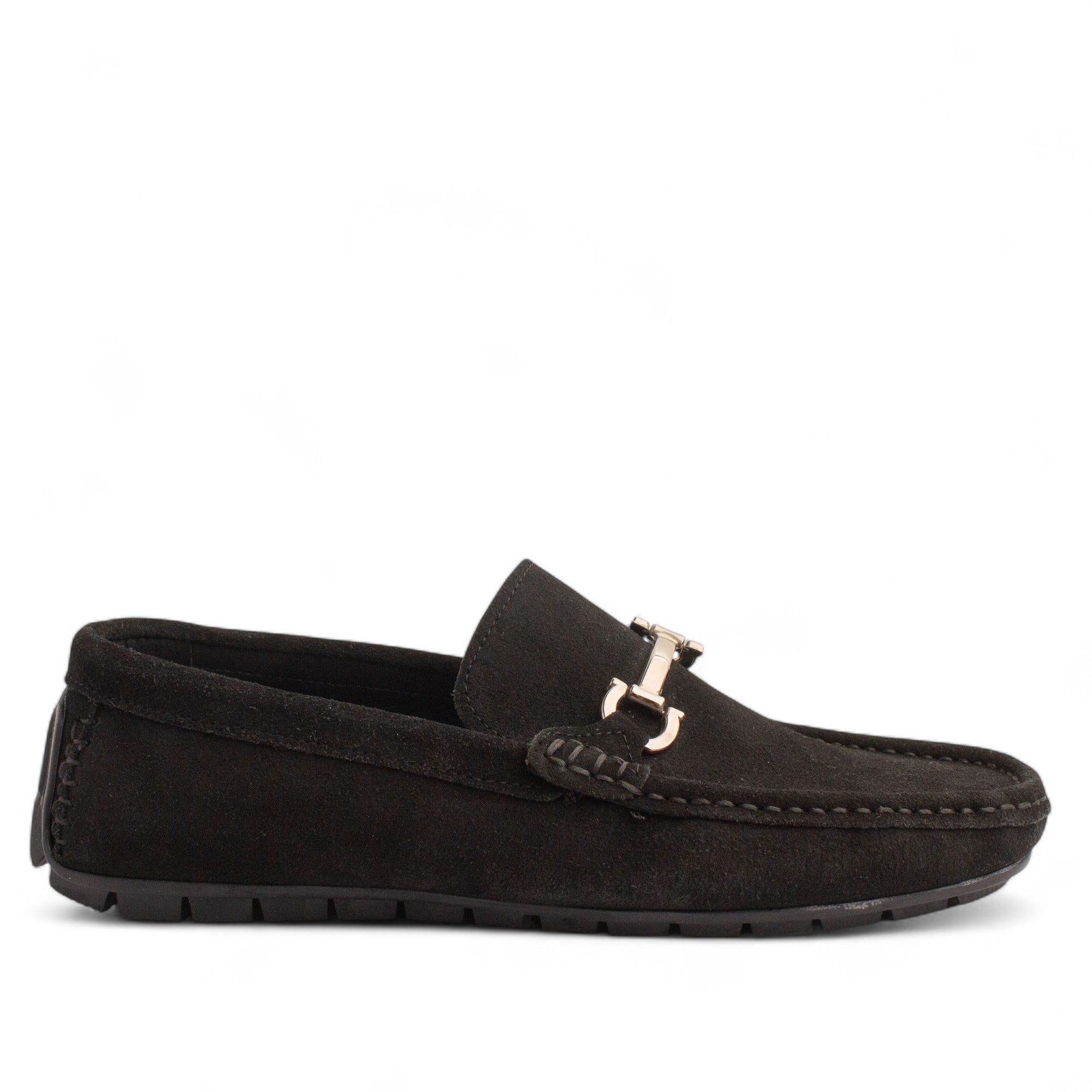 Men Black Chamois Espadrilles #4859