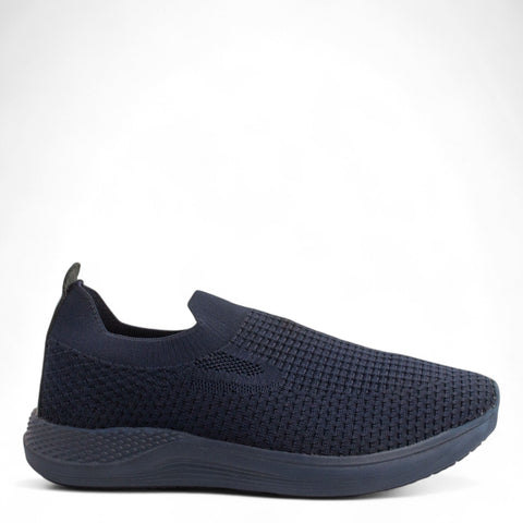 Men Navy Cloth Shoe #4890
