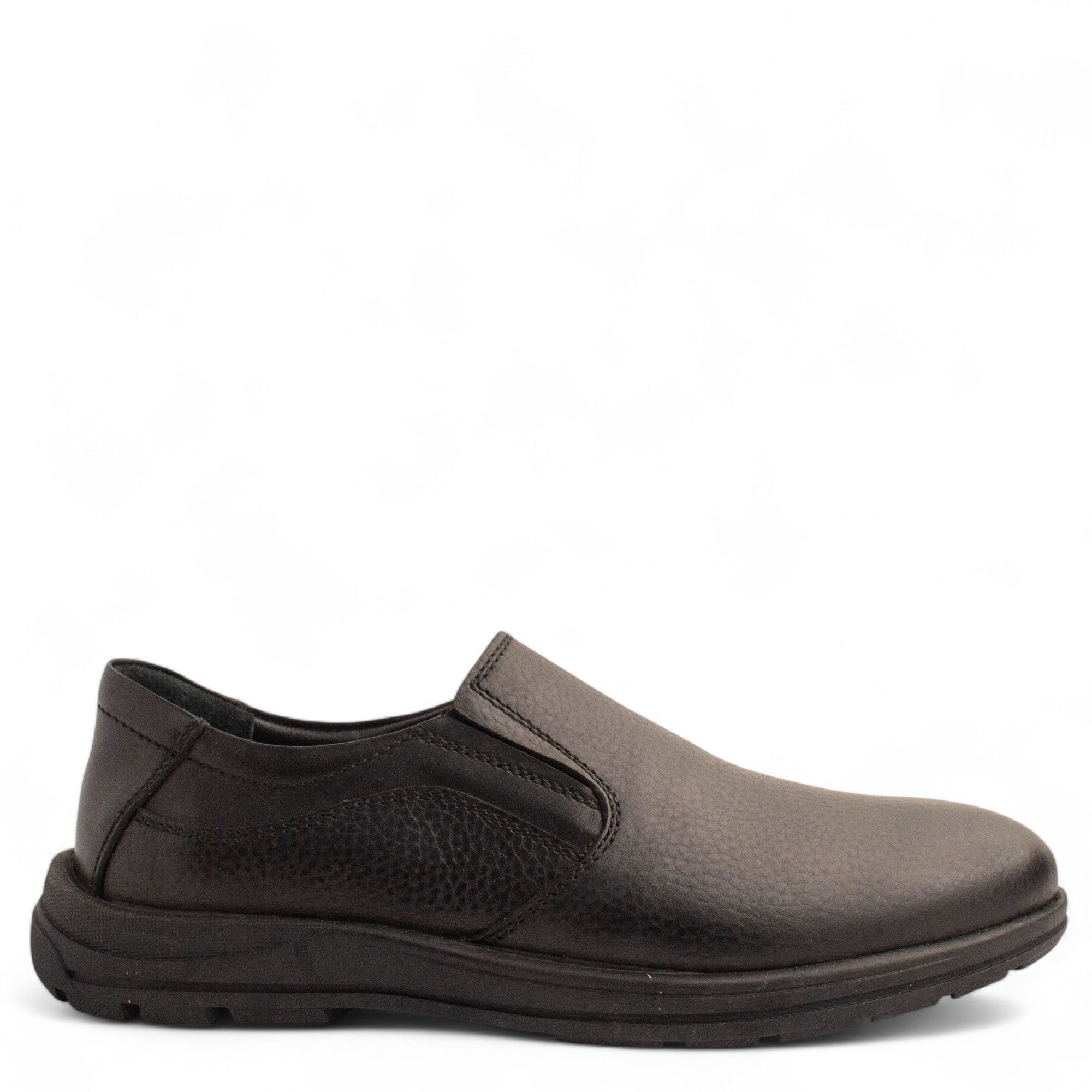 Men Black Leather Shoe #4892