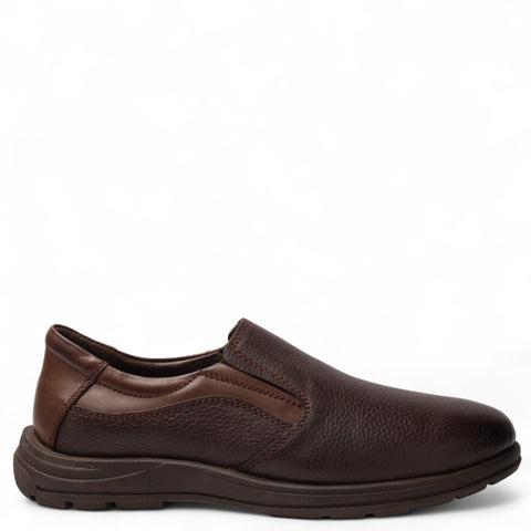 Men Brown Leather Shoes #4893
