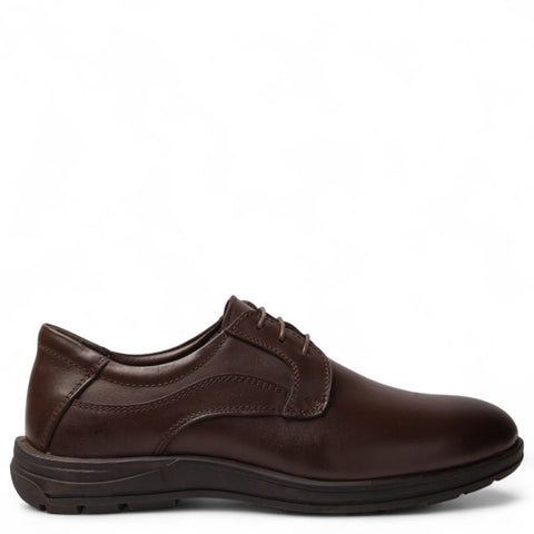 Men Brown Leather Shoes #4899