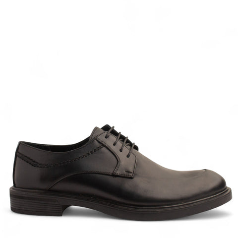 Men Black Leather Shoe #4903