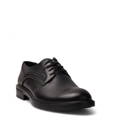 Men Black Leather Shoes #4904