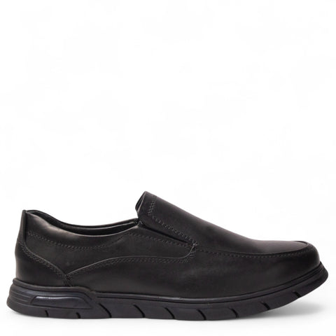 Men Black Leather Shoes #4908
