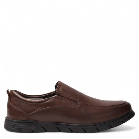 Men Brown Leather Shoes #4909